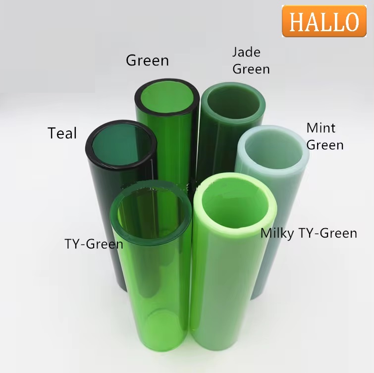 Green Borosilicate Glass Tubes