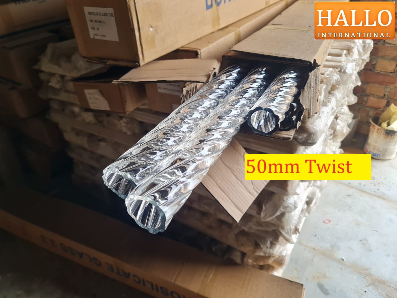 Borosilicate Glass Twist Tubes