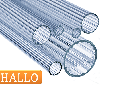 Borosilicate Glass Ribbed Tube