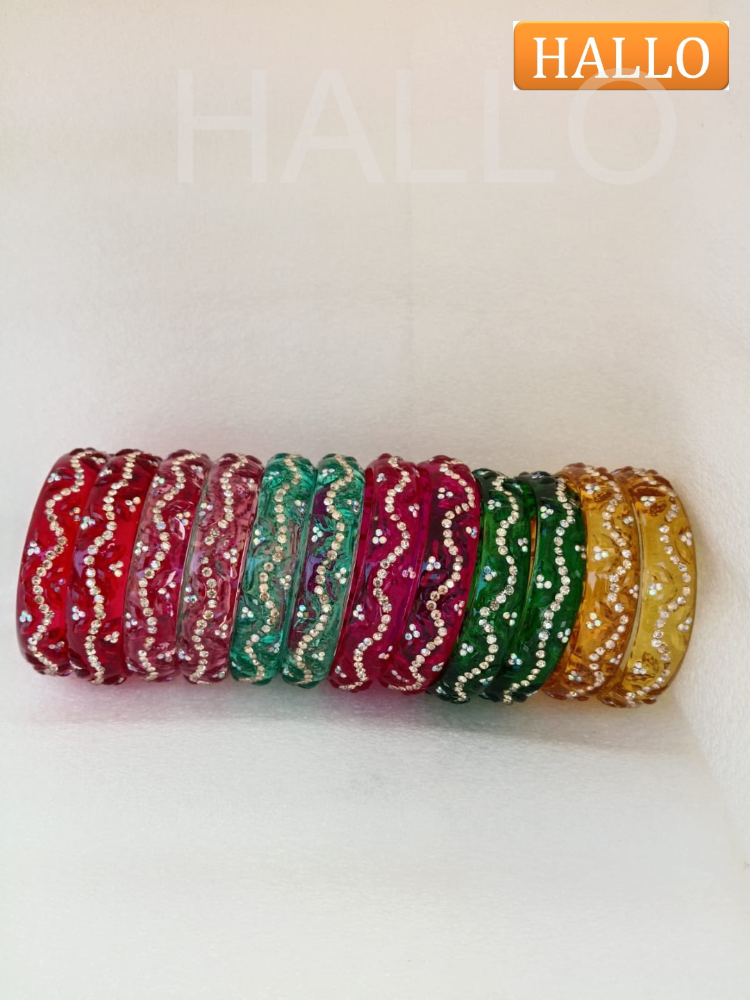 Wave Kada Glass Bangles