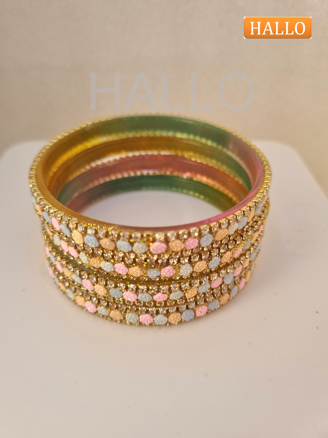 Chowki Diamond Bangles