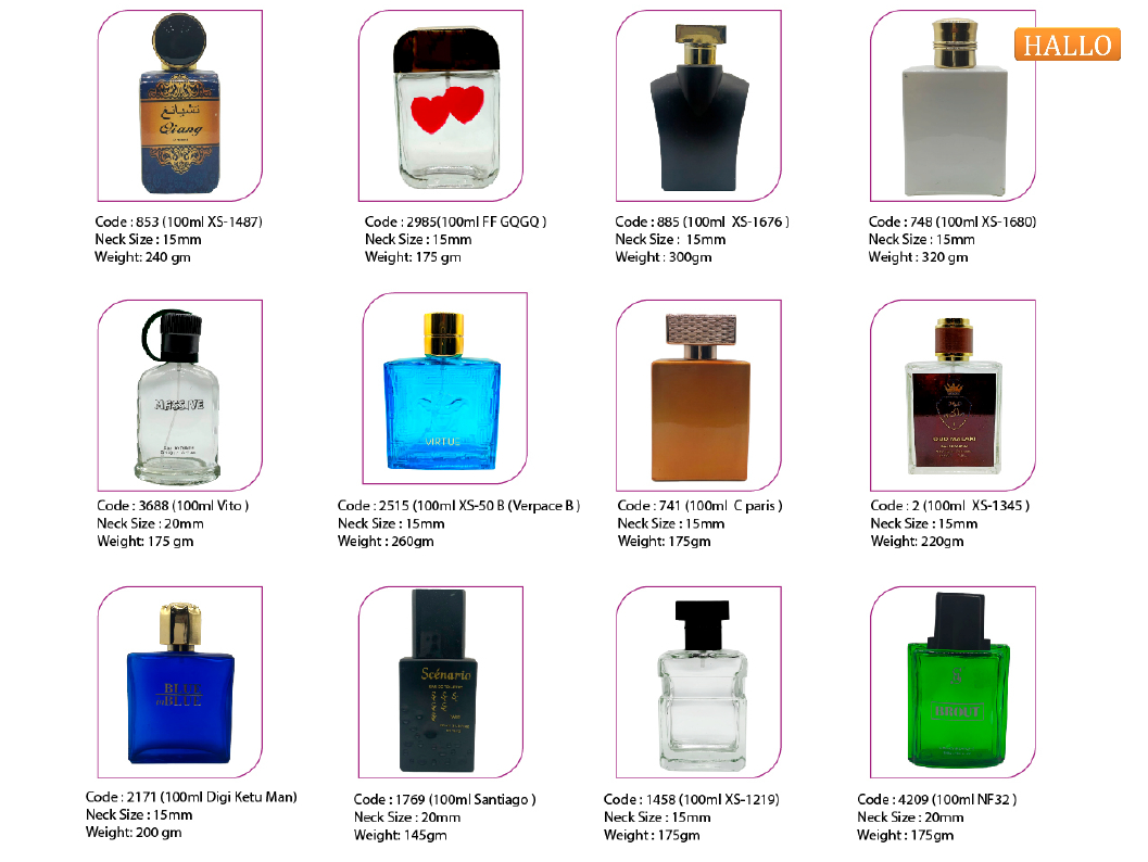 Perfume Glass Bottles