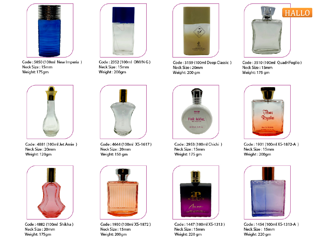 Perfume Glass Bottles