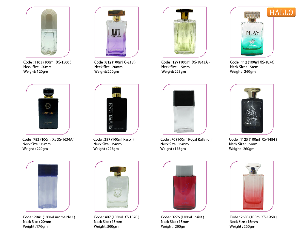 Perfume Glass Bottles