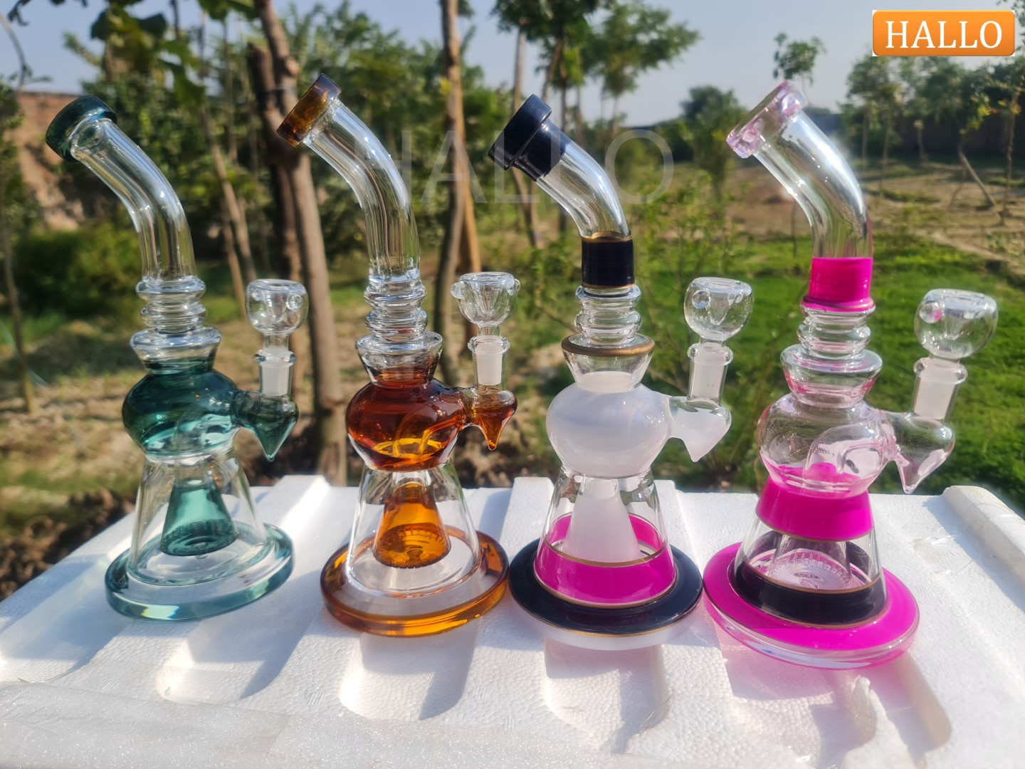 10" Bong Pyramid Ball Shower Filter